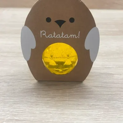 Balle rebondissante, 4 cm à paillettes